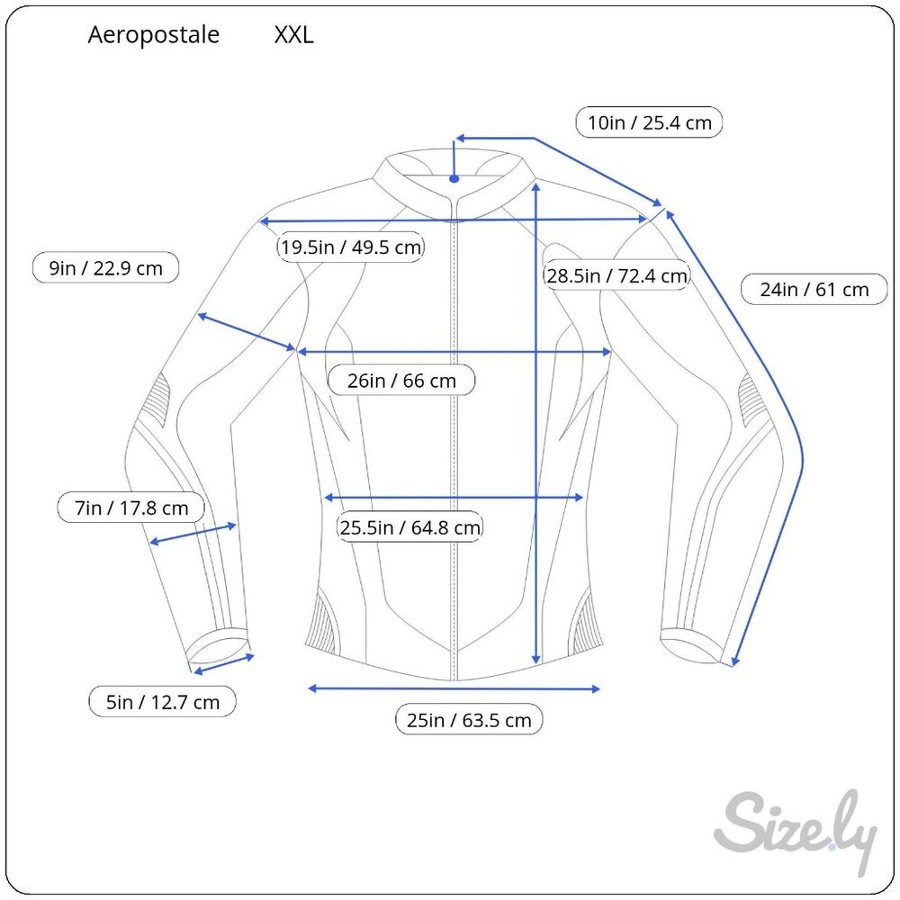 Aeropostale Mens Blue Polyester Full Zip Long Sleeve A87 Fleece Jacket Sz XXL - Picture 3 of 8
